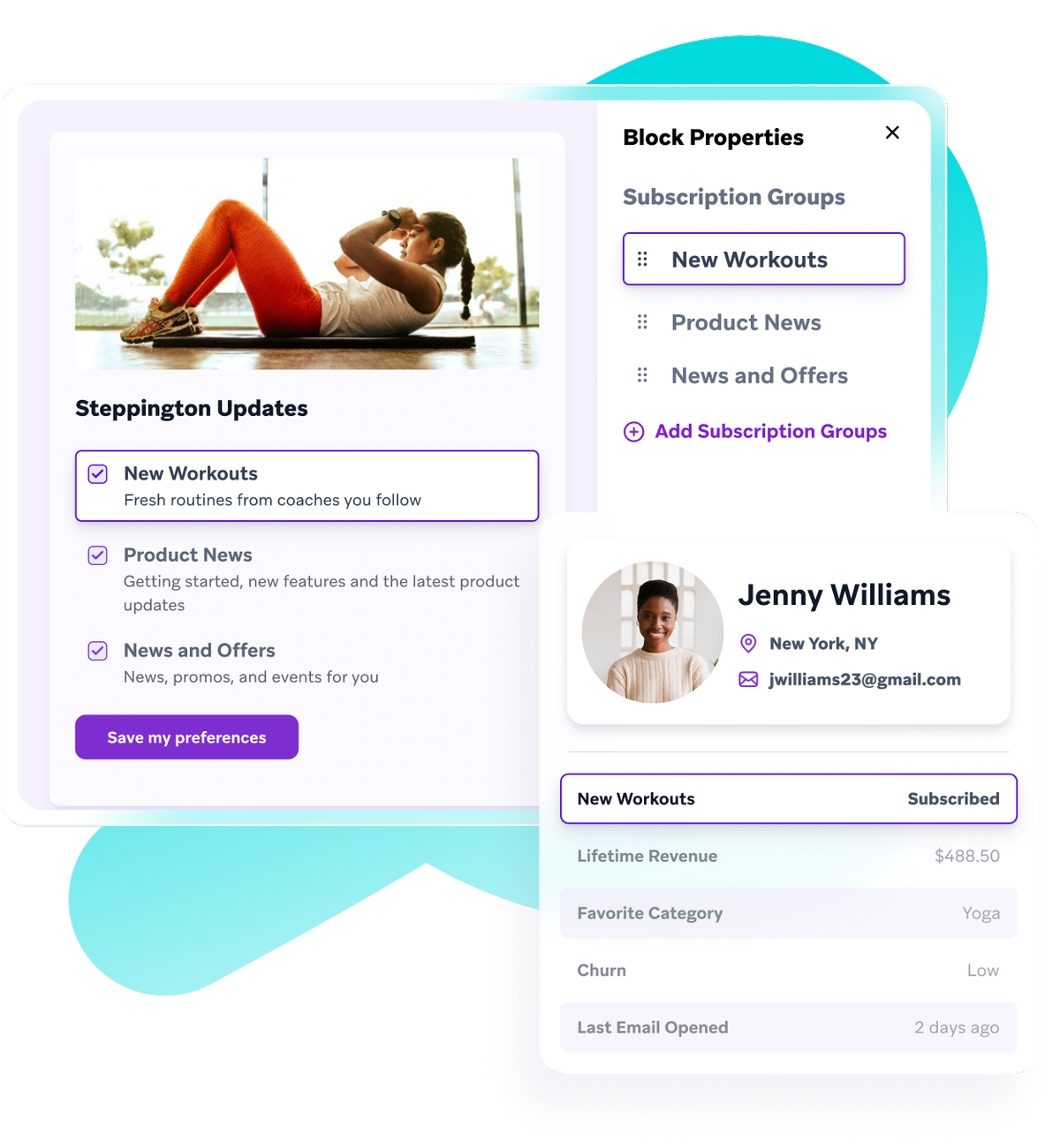jenny williams is a subscribed member of steppington updates