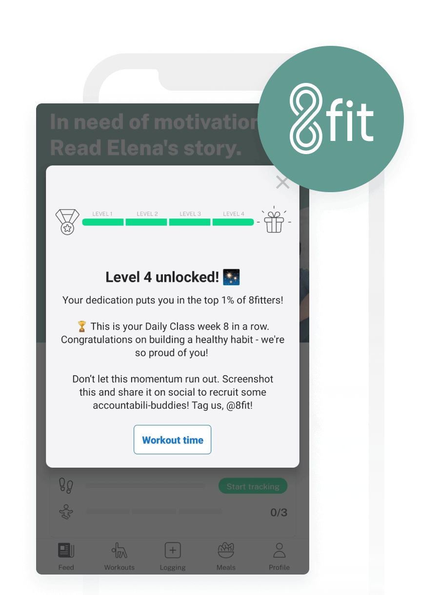 Fitness and Nutrition App 8fit Leverages Braze to Promote User Workout Streaks