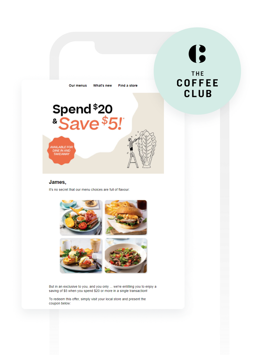 The Coffee Club Increases Sales from Its Loyalty Program by 35% With Braze