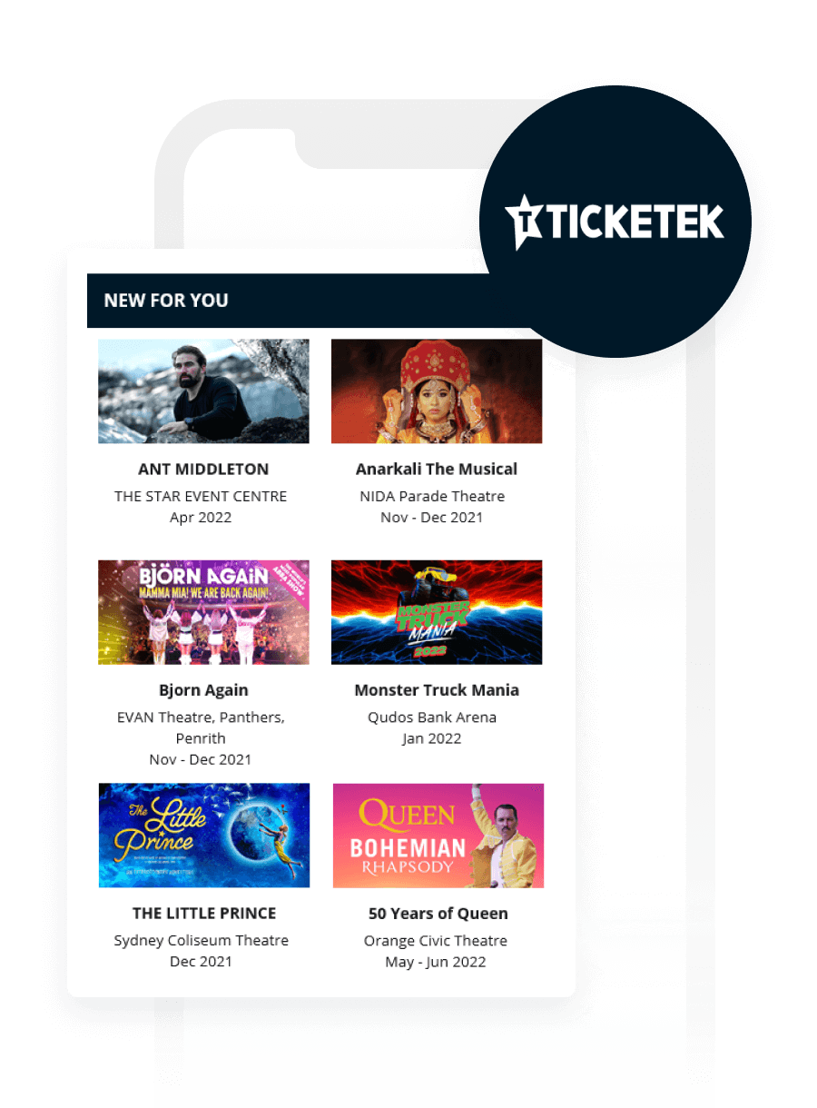 Ticketek Brings Personalized Event Recommendations to Customers With Braze, Snowflake, and Amazon