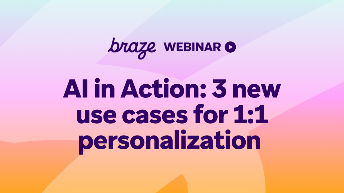 AI in Action: 3 new use cases for 1:1 personalization
