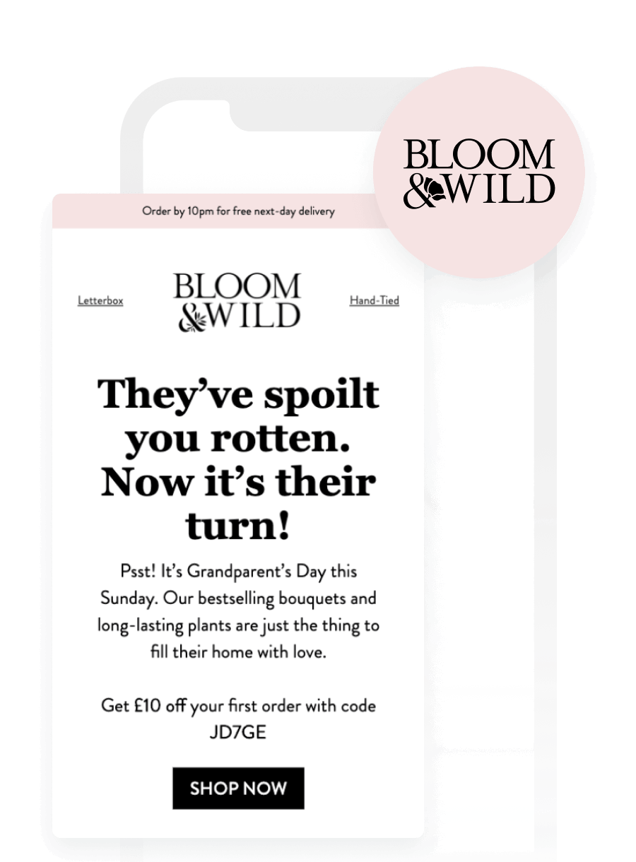 Bloom & Wild Quickly Creates Personalized Email Campaigns With Braze Content Blocks