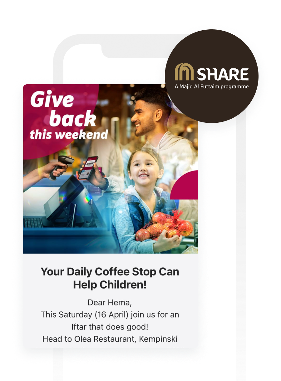 How Majid Al Futtaim’s SHARE Rewards Programme Did Even More With Their Direct Communications
