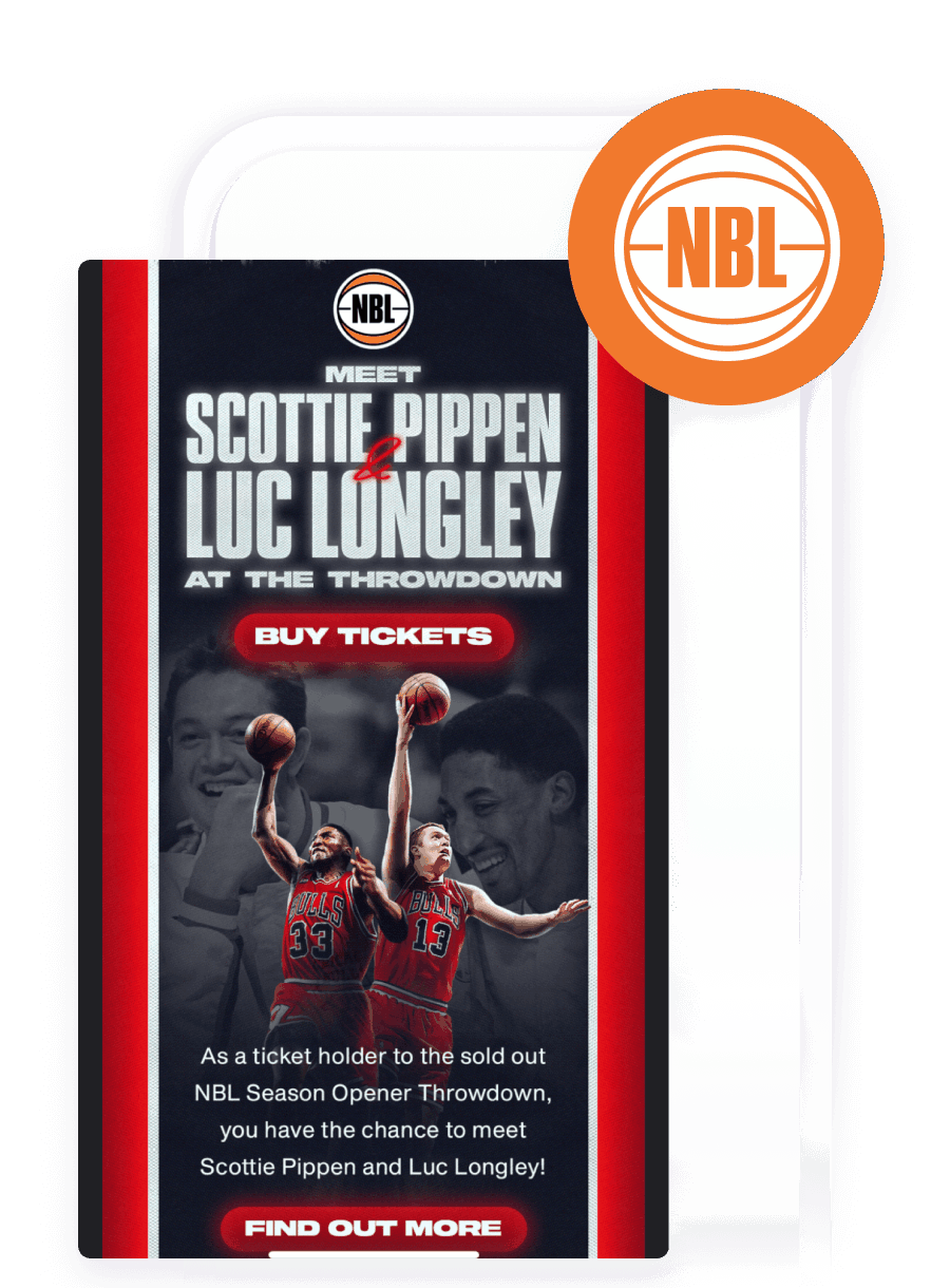 The National Basketball League Increases Ad Efficiency and Sells Out Events With Braze Audience Sync