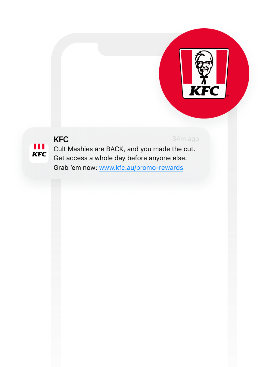 How KFC Australia Optimized SMS to Increase Purchases by 3X