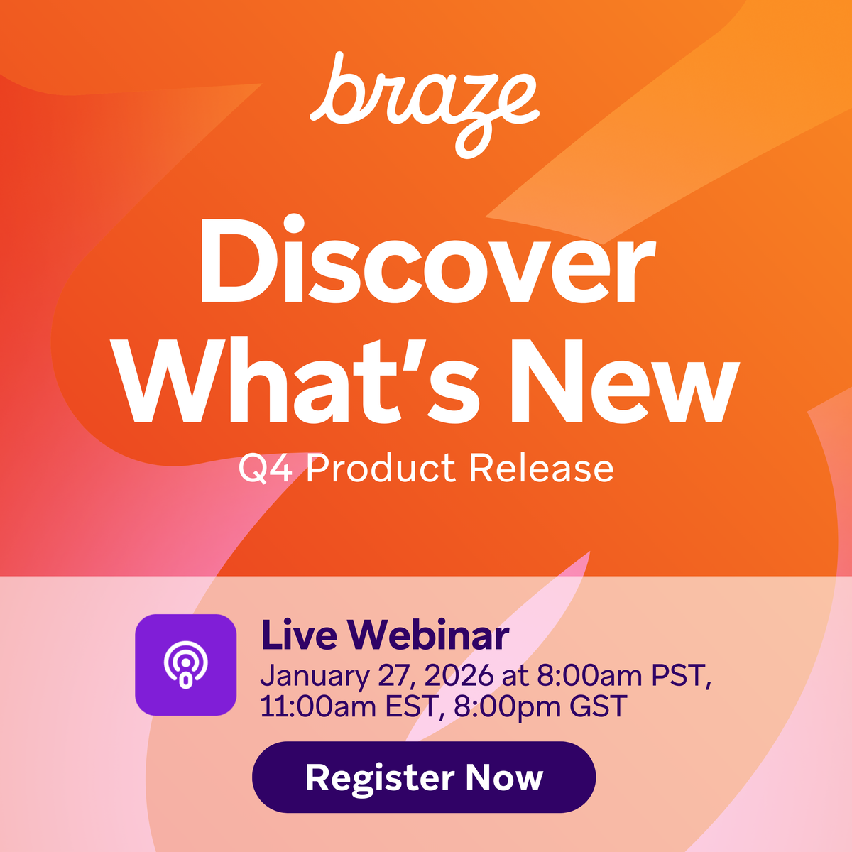 What's New at Braze: a live look at the Q4 2025 Product Release