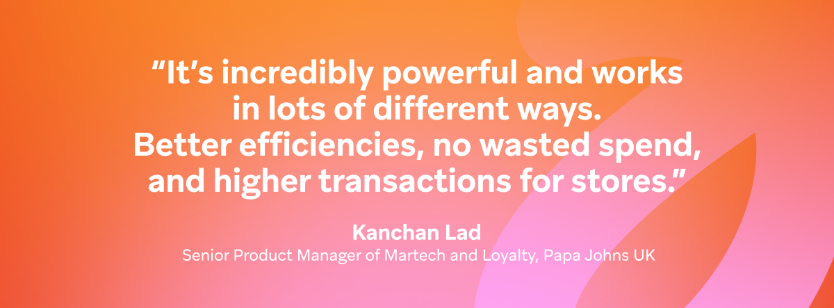 a quote by kanchan lad senior product manager of martech and loyalty