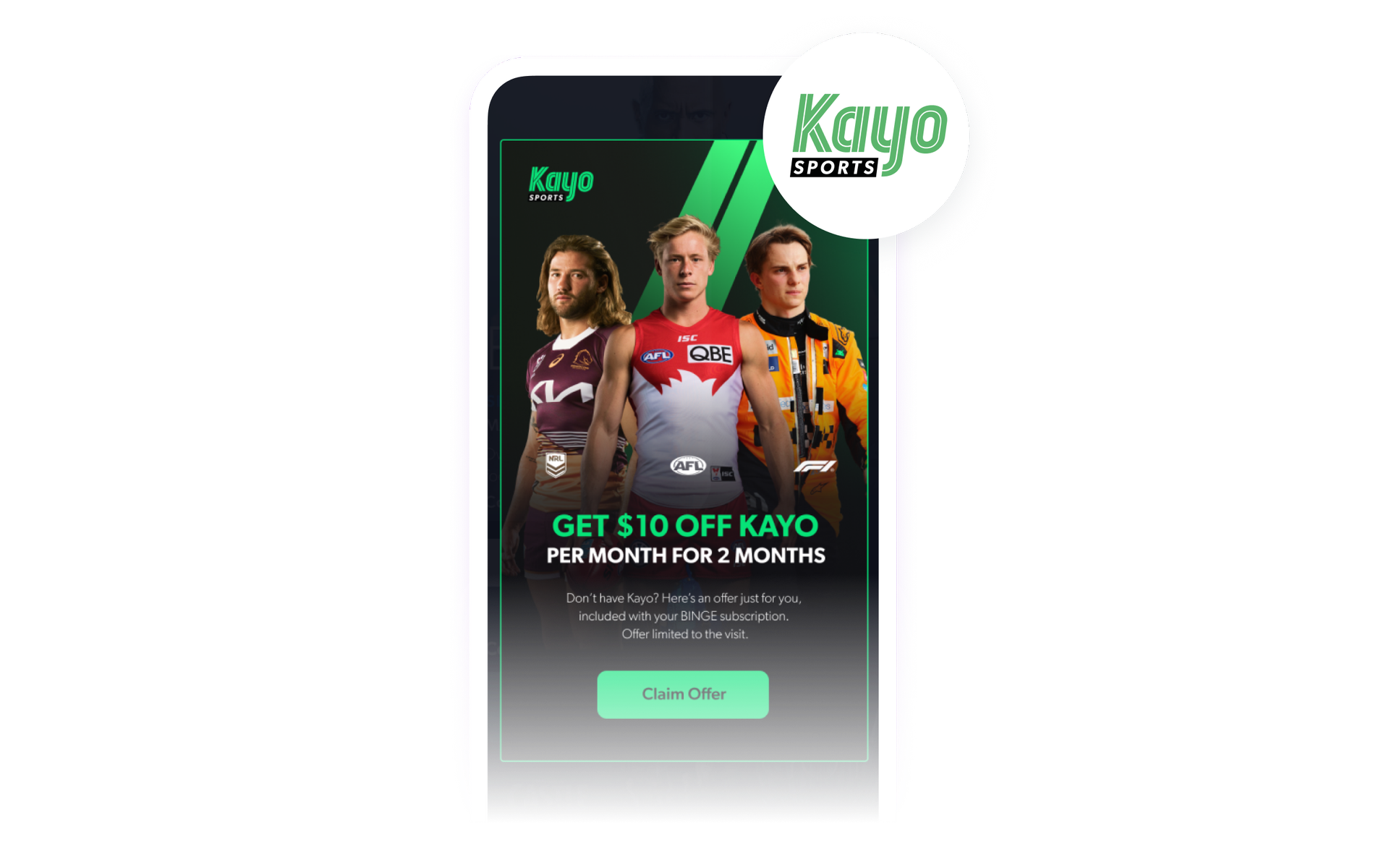 Kayo Sports leverages AI to create 1:1 messaging at scale, driving customer loyalty and lifetime value