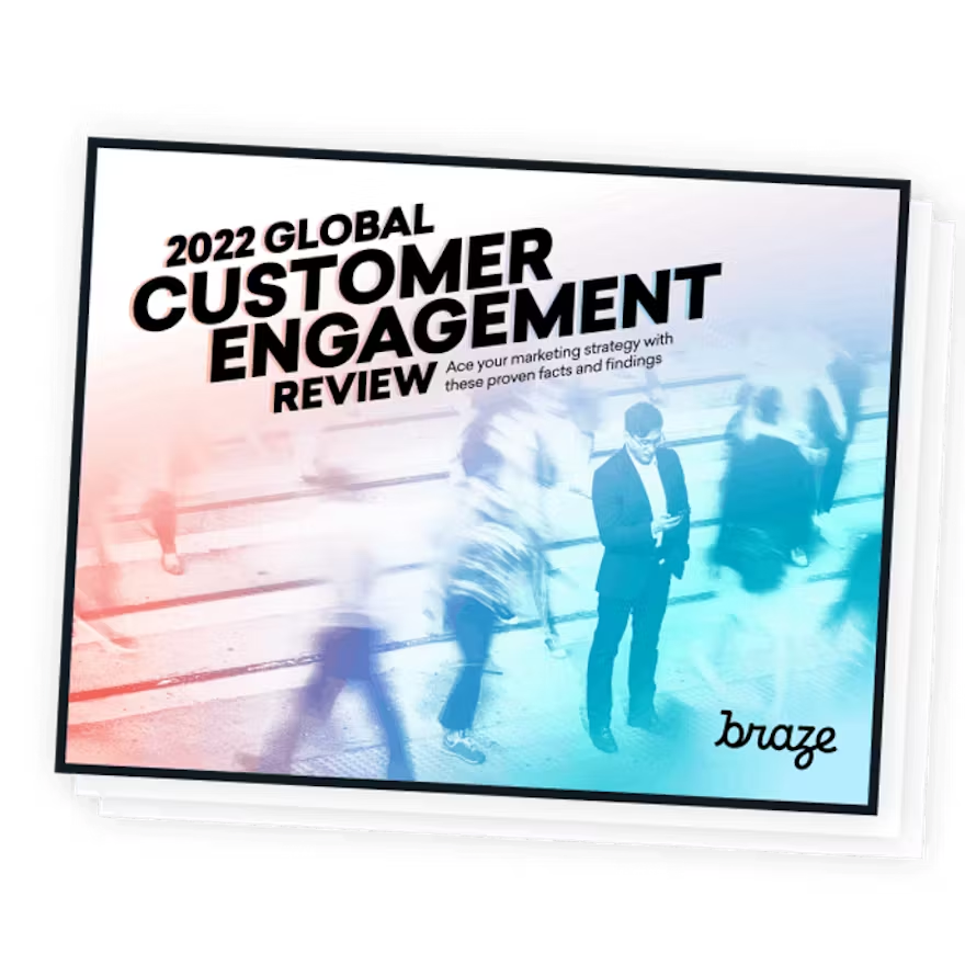 a poster that says 2022 global customer engagement review