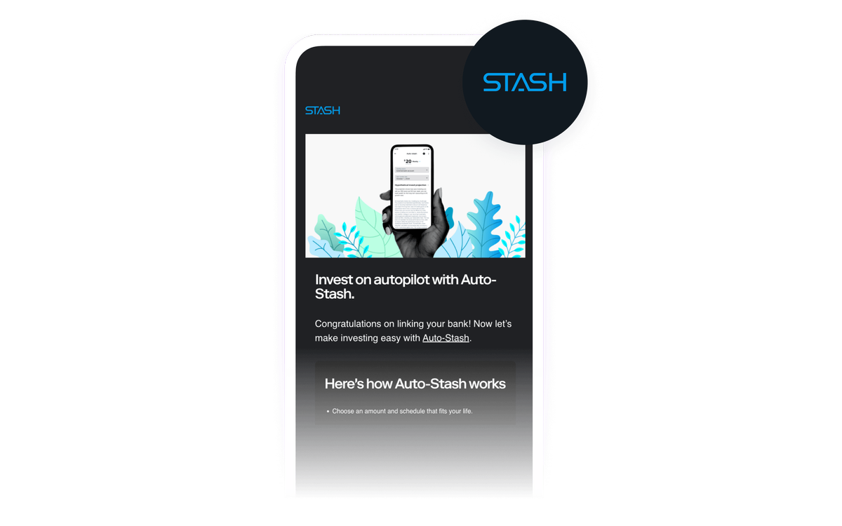 Stash drives long-term investing habits with sophisticated, personalized user onboarding