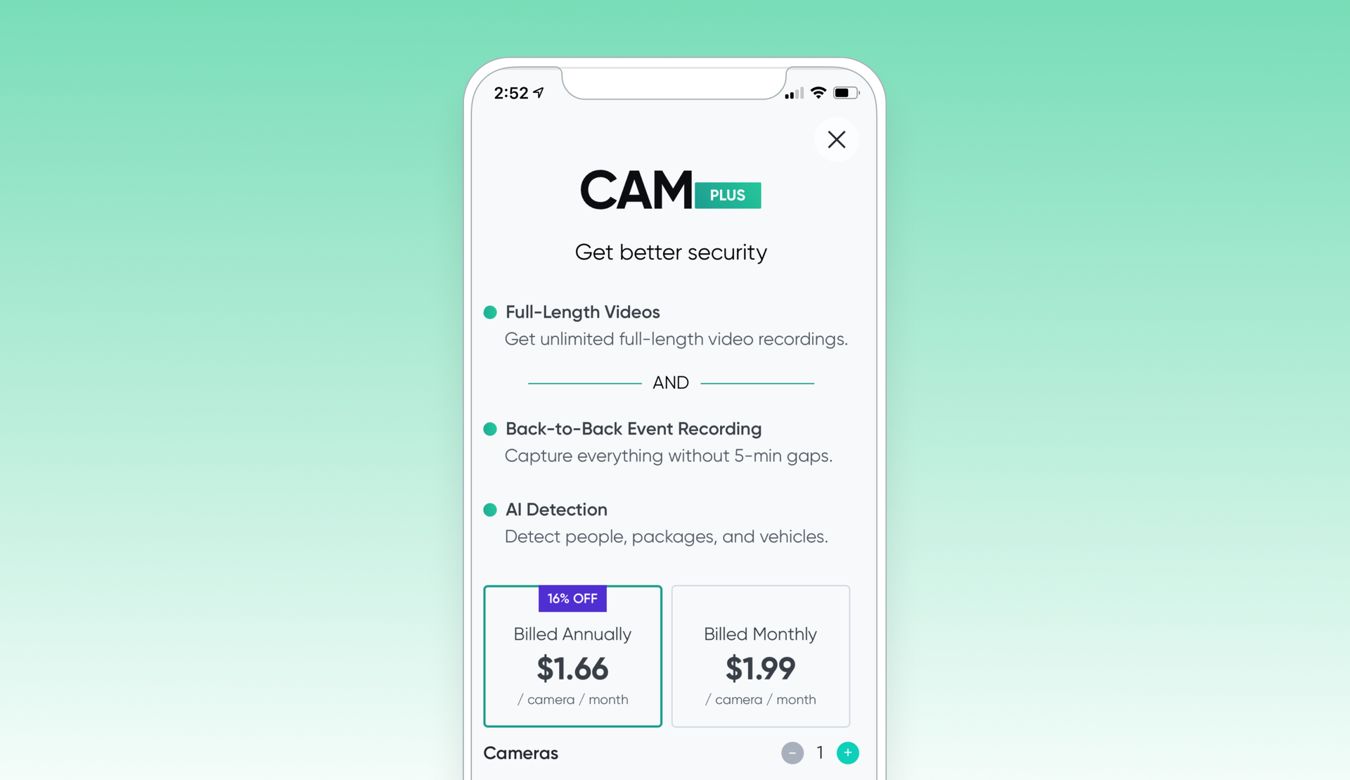 a phone with the wyze app
