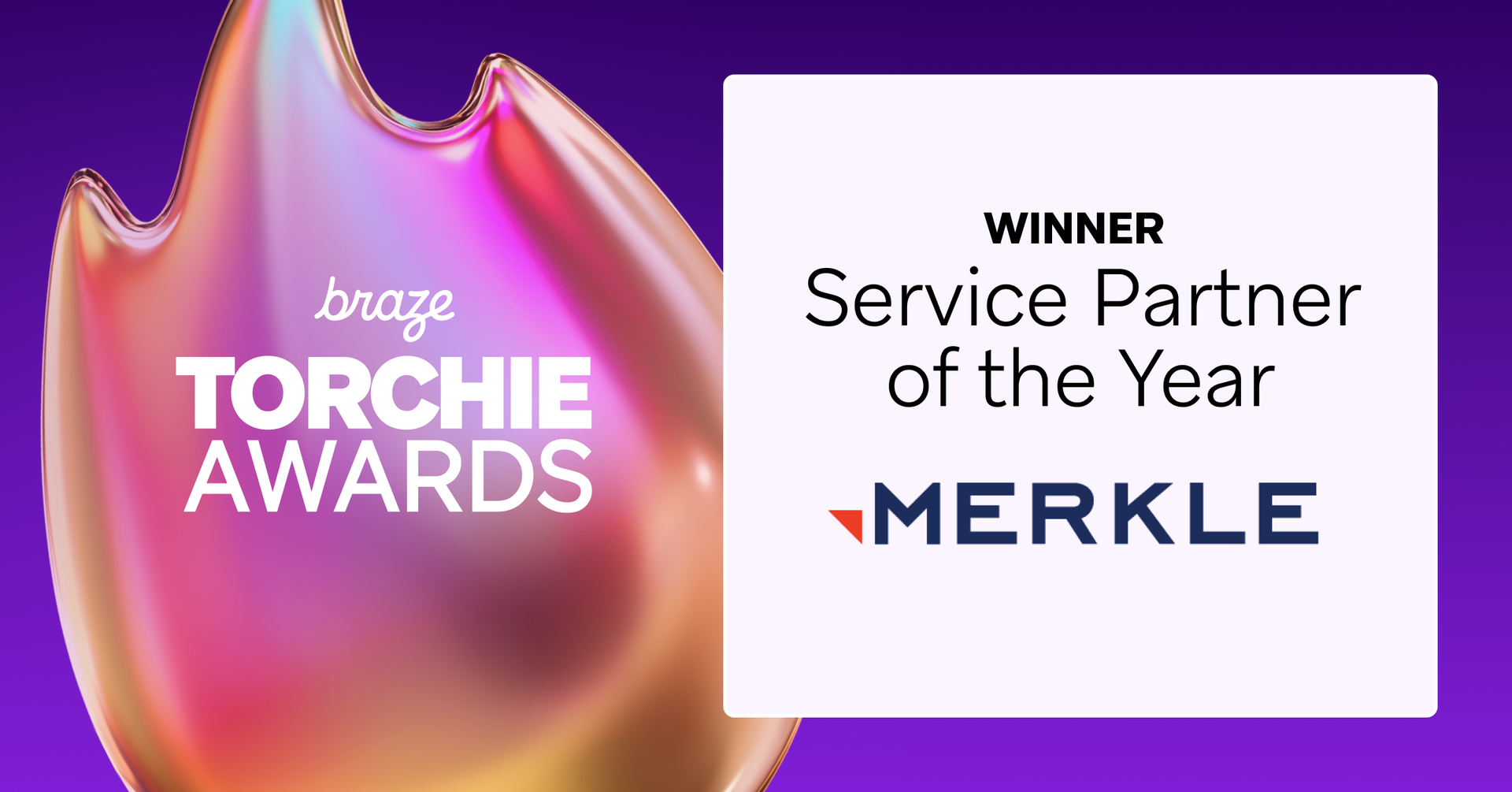 braze torchie awards winner service partner of the year