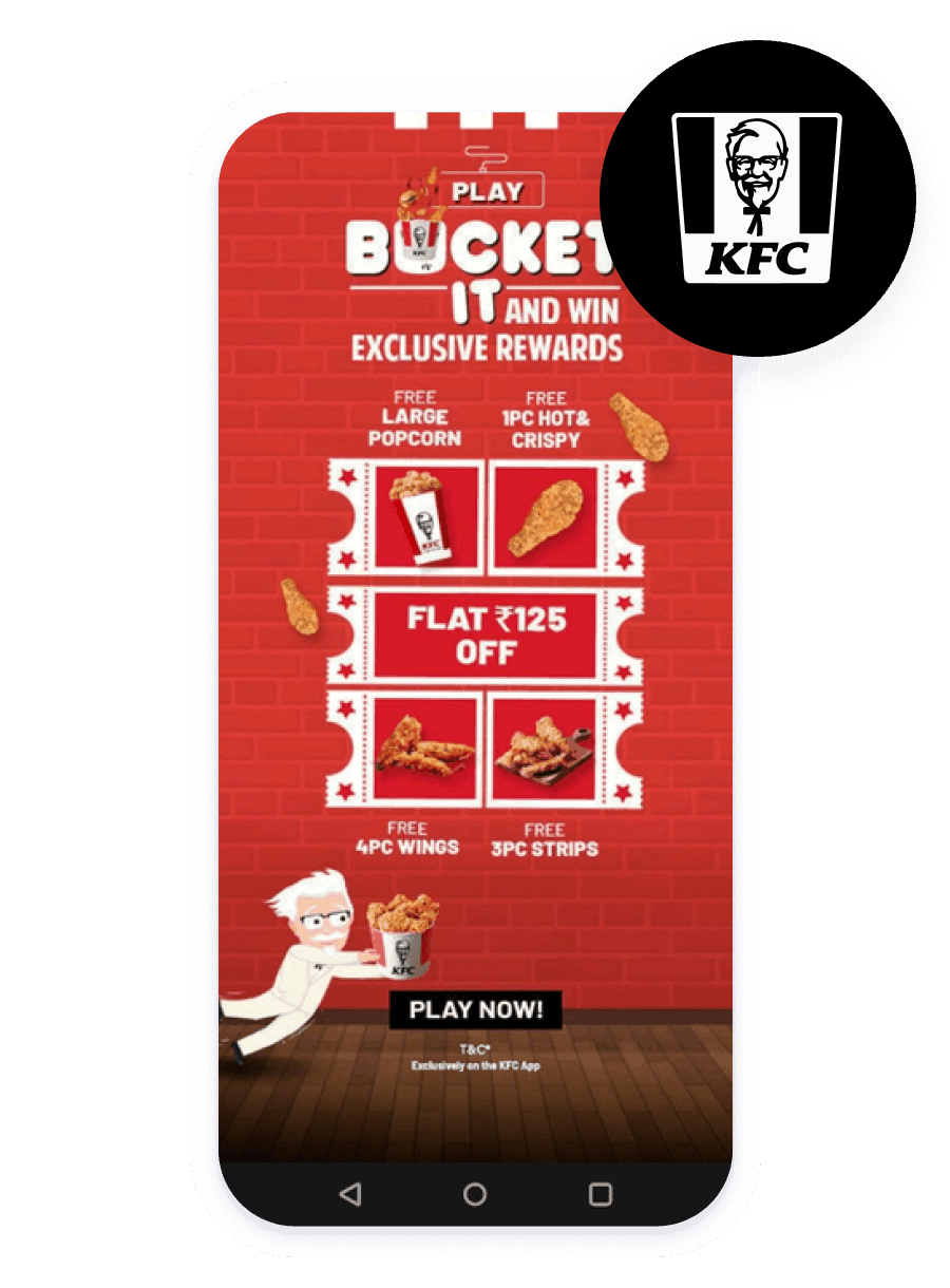 KFC India boosts customer retention and revenue with gamified “Bucket It” campaign