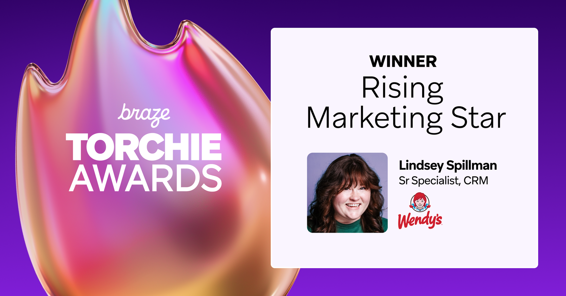 a flyer for the braze torchie awards