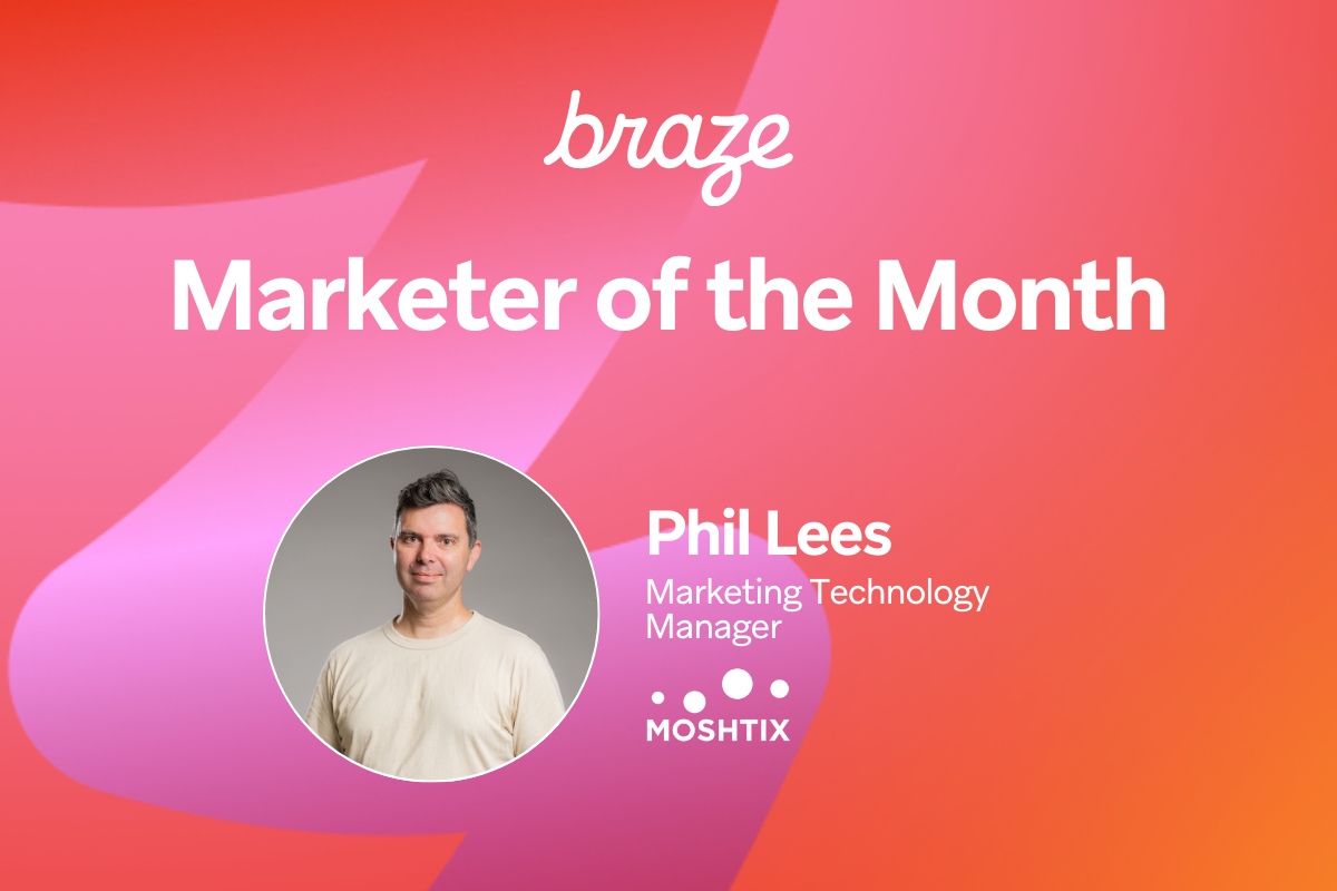 February 2026 Bonfire Marketer of the Month: Moshtix’s Phil Lees