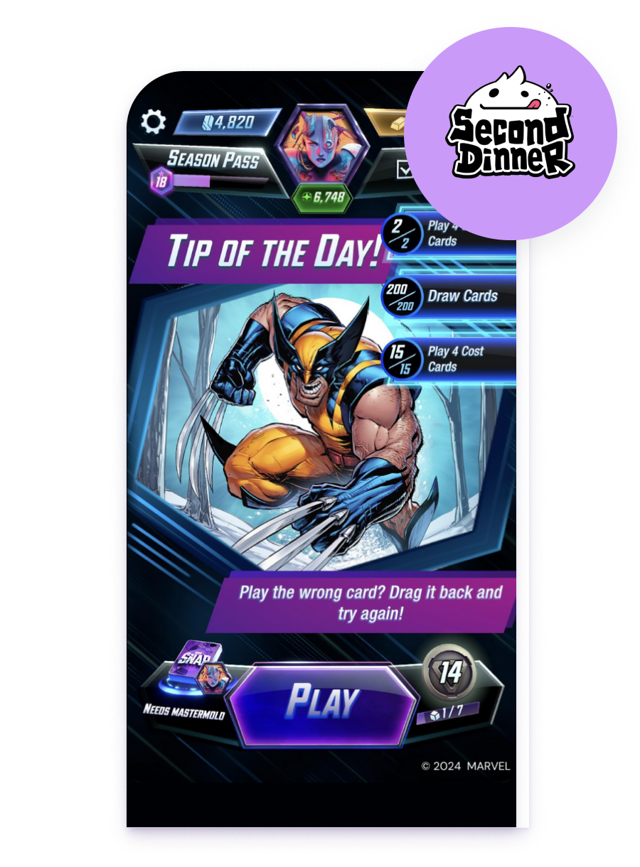 Second Dinner Amplifies Player Engagement with Braze Content Cards